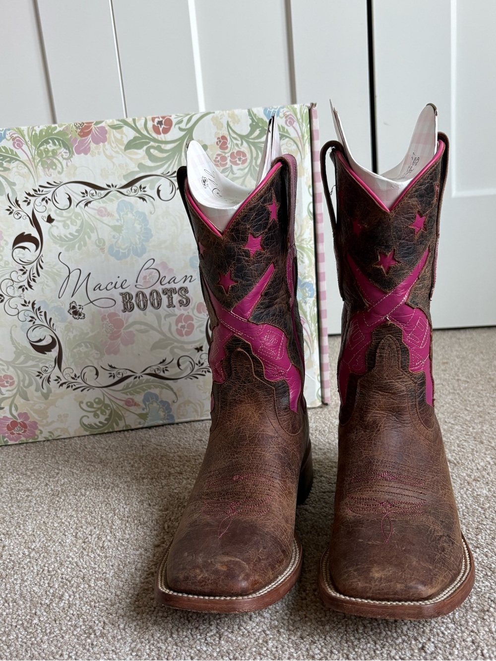Macie Bean Pink Pistol Boots